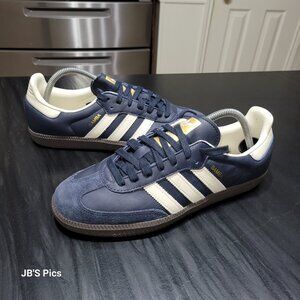 Adidas Samba OG Originals Men's Sneakers Night Navy Dark Blue Gum Sole Sneakers